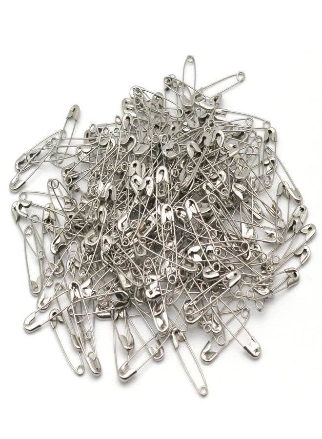 vrupin 500PCS Safety Pins, 1.1Inch/28mm Small Safety pins, Rust Resistant Nickel Plated Steel Set for Crafting, Sewing, Rimming Fastening Clip Button for Garment Hang Tag (Silver) - Image 3