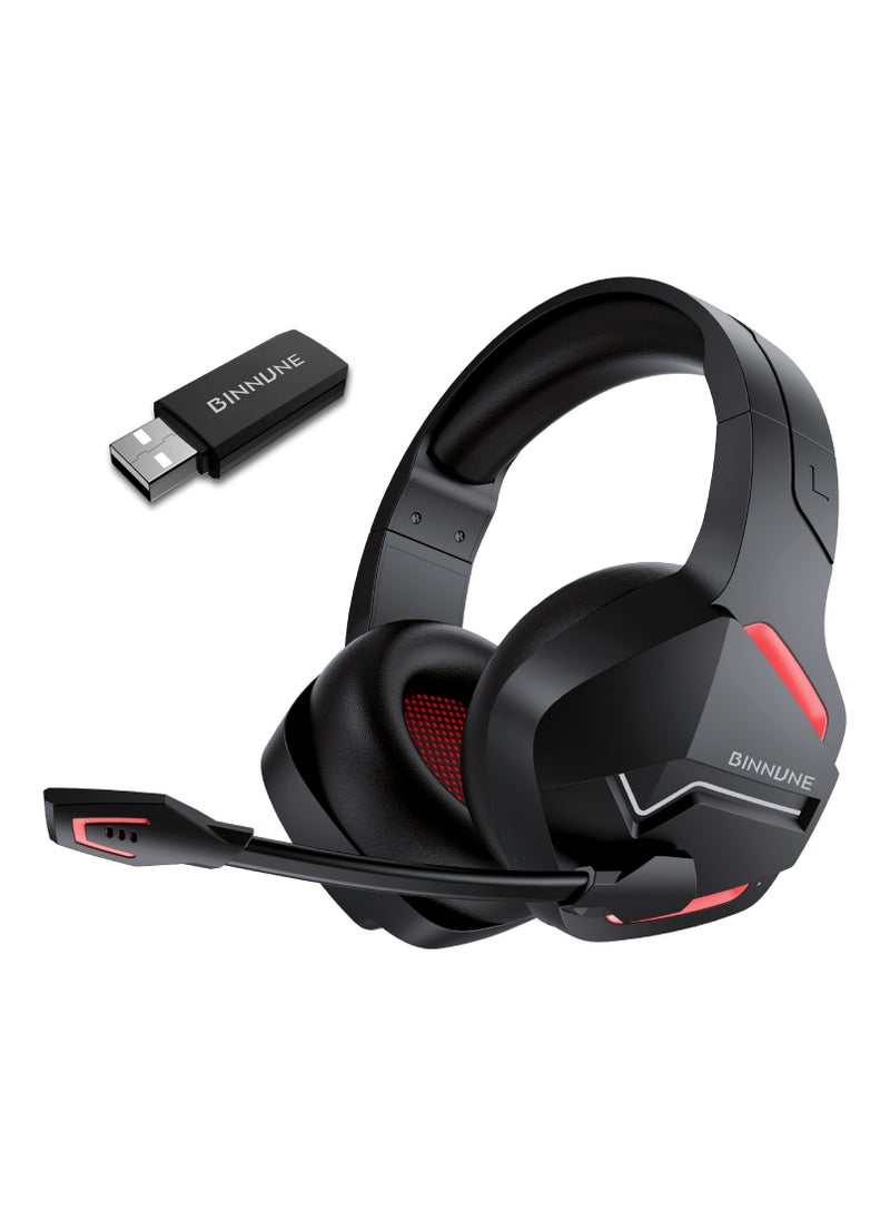 BINNUNE - BINNUNE BW01 2.4G/Bluetooth Wireless Gaming Headset With Microphone For PC PS4 PS5 - Image 1