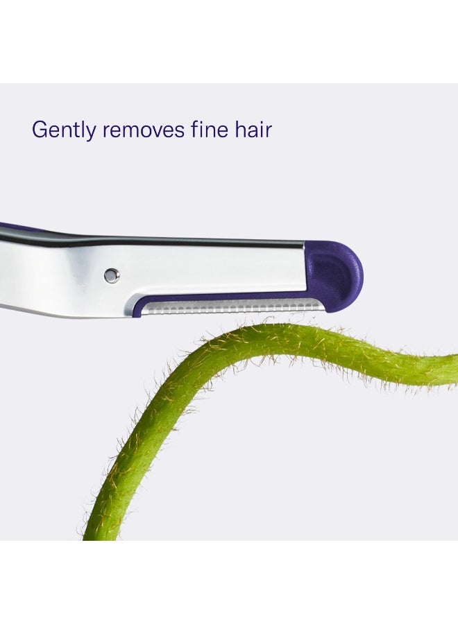 Flamingo Dermaplane Blades Refills, Face Razors for Women, Smooth Skin, 4 Count - Image 3