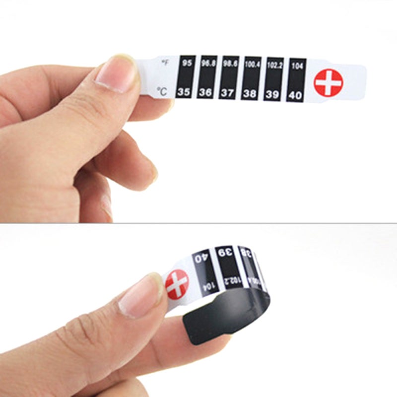 Forehead Thermometer 20 Pcs Pocket Size - Quick 15-Second Measure Reusable Temperature Strip for All Ages Family Travel Fever Check - Image 5