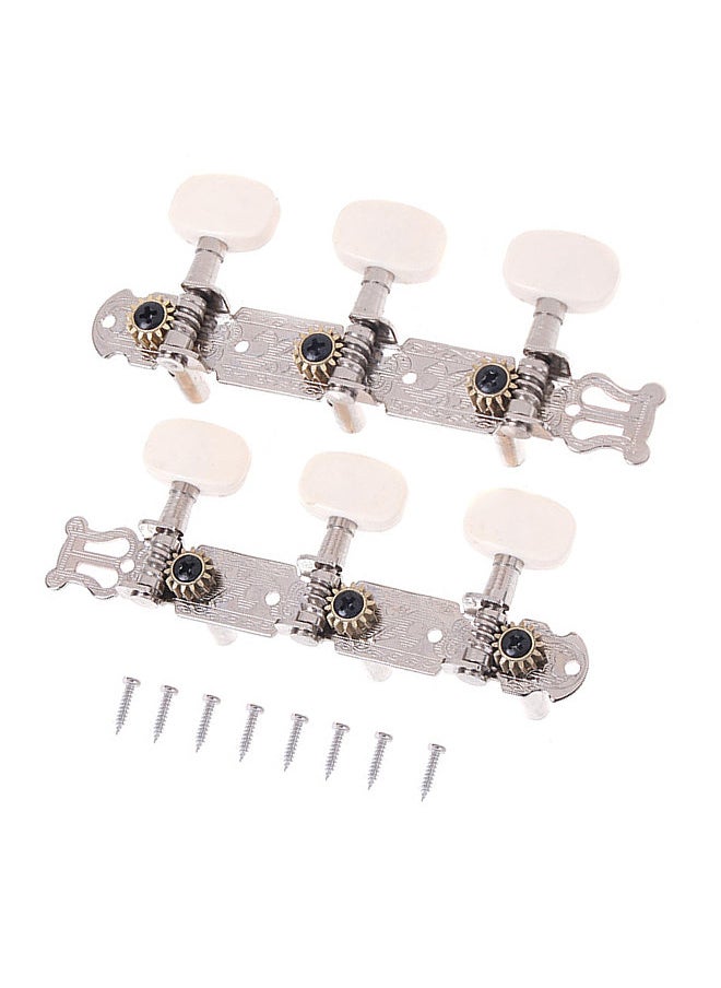 Generic 1 Pair Professional Guitar Tuning Pegs Classical Guitar String Tuning Pegs Machine Guitar Accessories Left Right 3L3R Tuners Keys Part  - Image 4