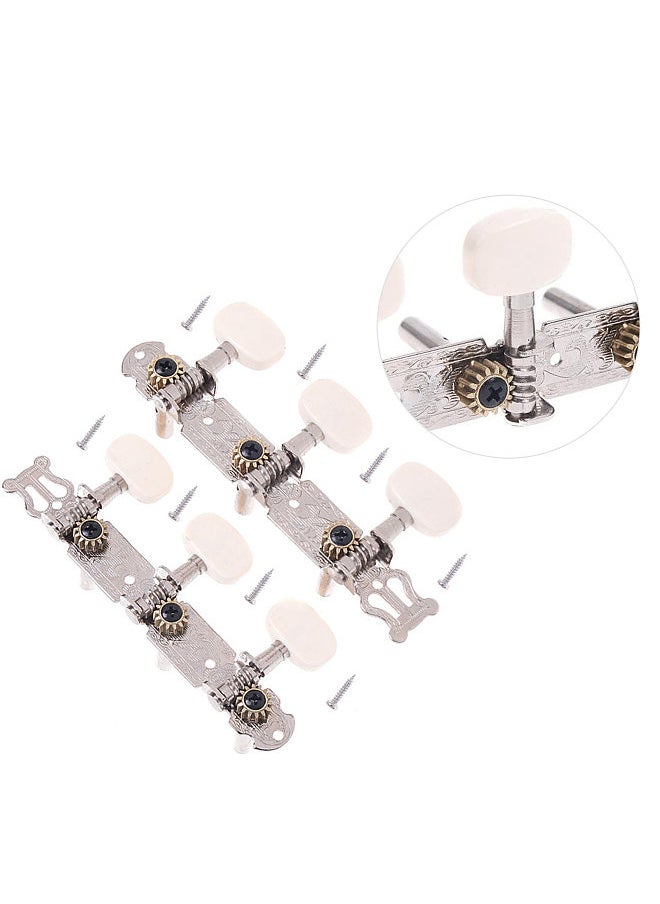 Generic 1 Pair Professional Guitar Tuning Pegs Classical Guitar String Tuning Pegs Machine Guitar Accessories Left Right 3L3R Tuners Keys Part  - Image 3