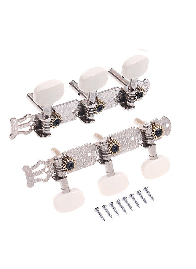 Generic 1 Pair Professional Guitar Tuning Pegs Classical Guitar String Tuning Pegs Machine Guitar Accessories Left Right 3L3R Tuners Keys Part  - Image 5
