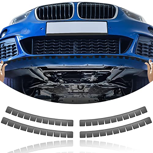 GRUOIZ 4 Pack Bumper Scrape Guard for Cars Front Bumper Protector Luxury car for Cars Anti-Scratch Bumper Scrape Guard Skid Plate DIY Kit Bumper Buddy - Image 1