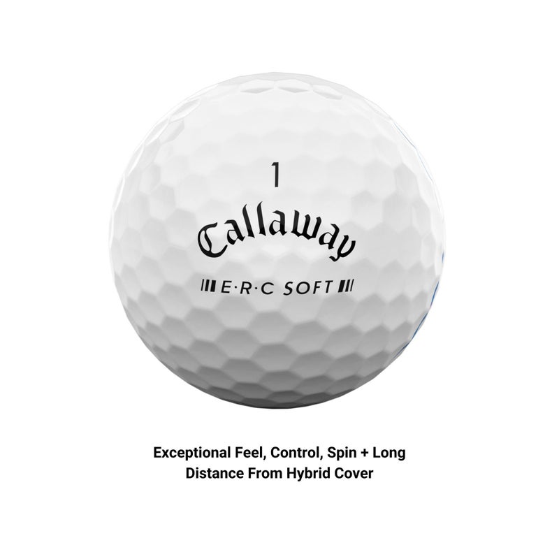 Callaway كرات جولف كالاواي ERC سوفت (بيضاء ثلاثية المسار (2023)  - Image 2