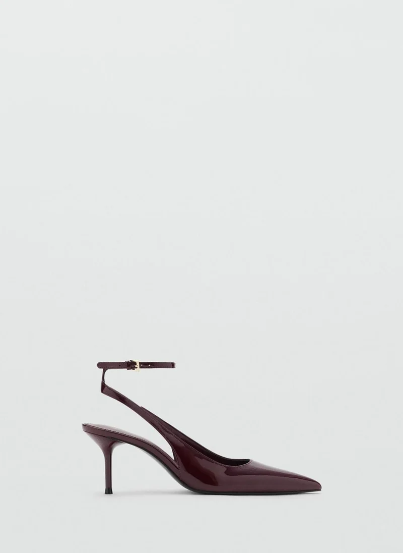 مانجو Patent heeled shoes
