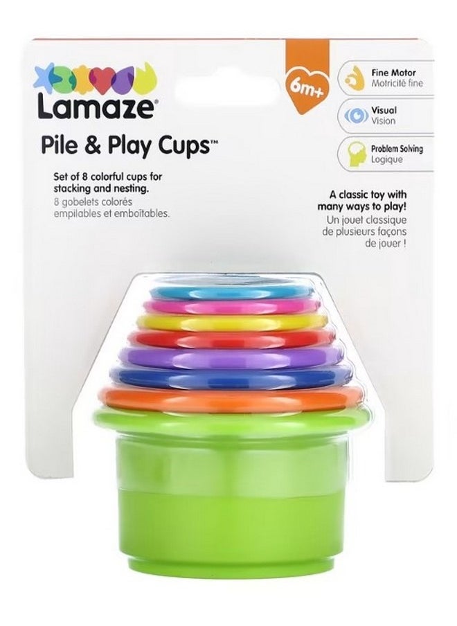 Lamaze - Pile and Play Cups 6 Months 8 Piece Set - Image 1
