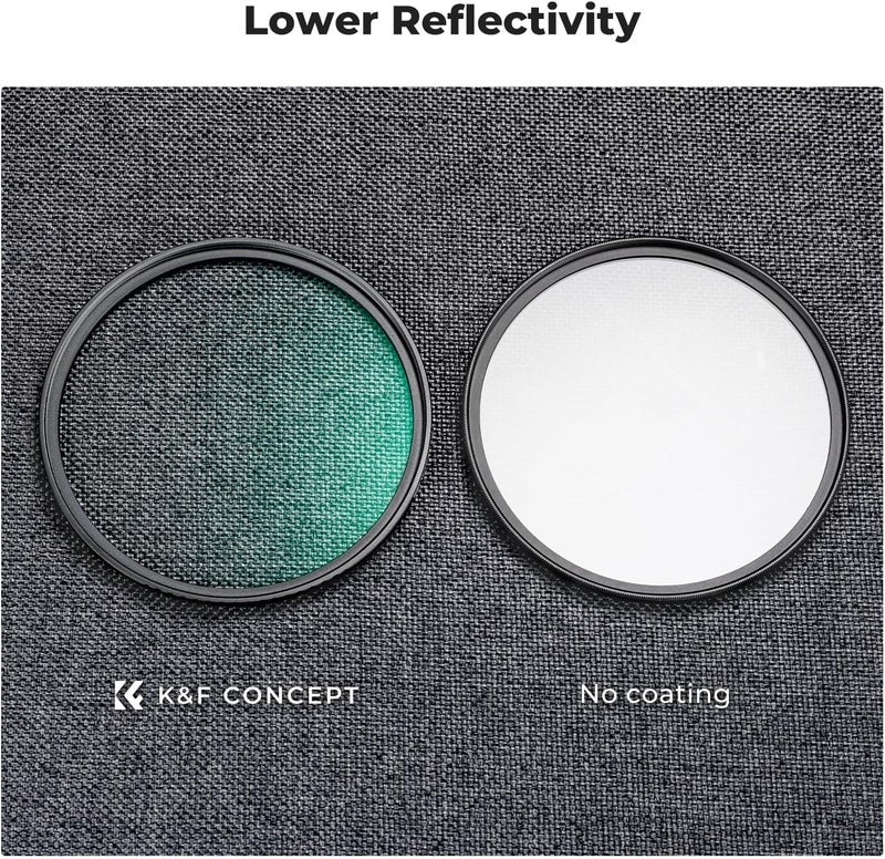 كيه آند إف كونسبت مرشح K&F Concept 52mm أسود الانتشار 1/4 ضبابي بتأثير سينمائي مع 18 طبقة طلاء متعددة للتصوير الفيديو/الفلوغ/البورتريه (سلسلة K) مناسب لاستخدامات متنوعة - Image 5