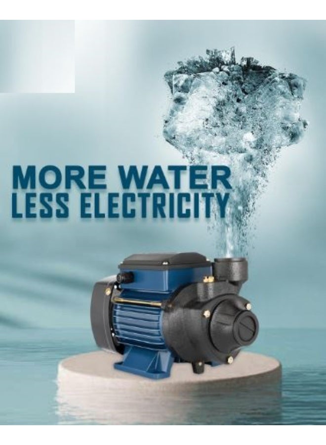 فكسر مضخة مياه محيطية بقوة 0.5 حصان - مضخة ضغط عالية مدمجة بمدخل/مخرج 25×25 مم لنقل المياه النظيفة - Image 4