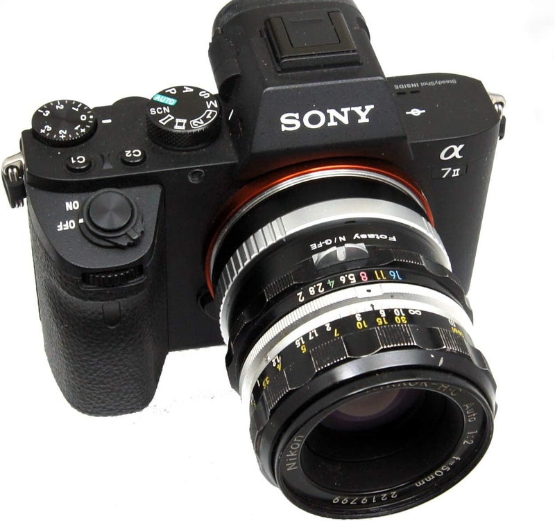 Fotasy محول عدسة NG إلى E Mount، عدسة Nikon F Mount G AFS إلى Emount، متوافق مع Sony a7 a7R a7s II III IV a9 a7c Alpha 1 a6600 a6500 a6400 a6300 a6100 a6000 a5100 a5000 a3500 ZV-E10 - Image 5