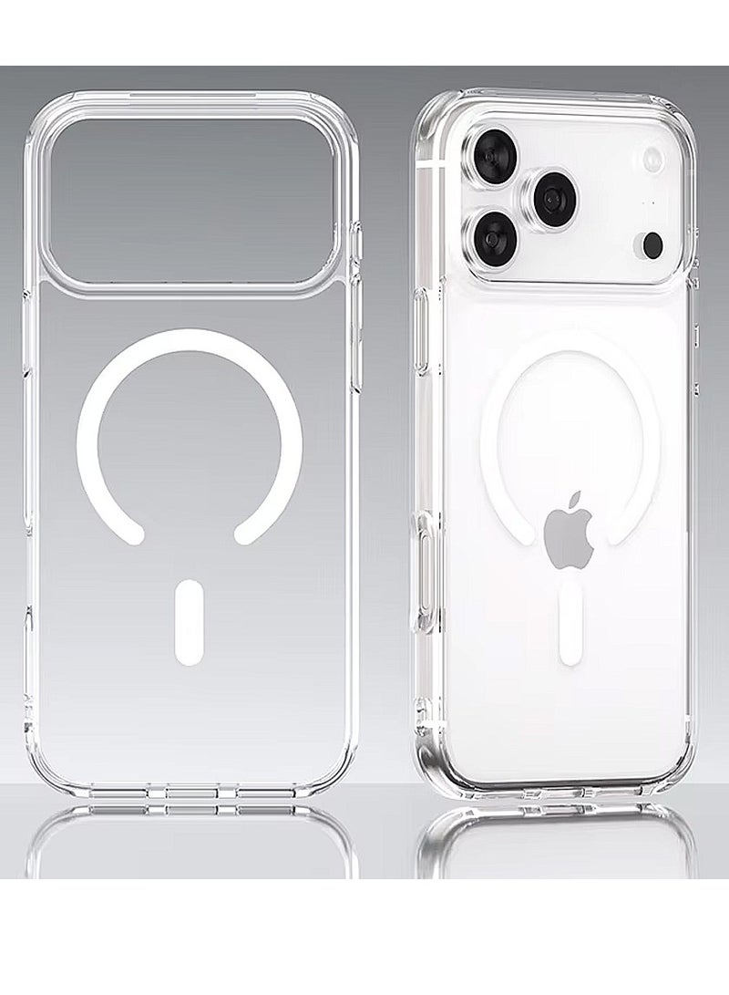 Techie iPhone 17 Pro Case Clear MagSafe – Slim Shockproof Anti-Yellowing Protective Cover with Acrylic Hard Back & TPU + PC Bumper, Wireless Charging Compatible - Image 3