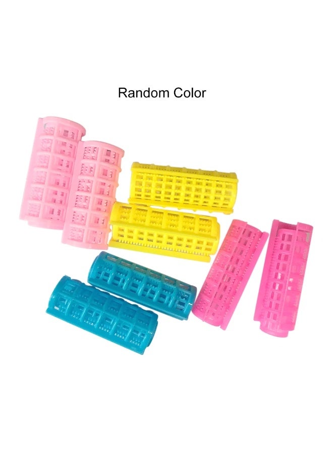 Plastic Hair Rollers Multicolor Heatless Curlers - Set of 5 Easy to Install and Snap on Hair Styling Rollers for Girls and Women All Hair Types-multicolor - Image 2