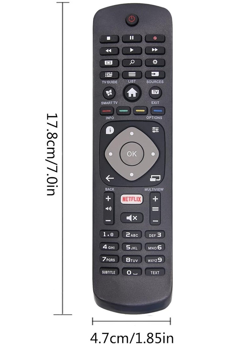 ELTRAZONE - : Replacement Universal Remote Control for Philips TV – Compatible with All Philips Smart TVs, Includes Netflix Button, No Setup Needed, with Battery - Image 1