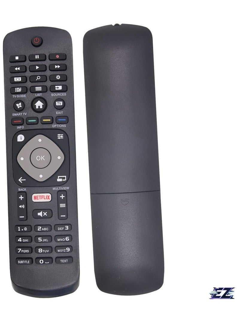 ELTRAZONE - : Replacement Universal Remote Control for Philips TV – Compatible with All Philips Smart TVs, Includes Netflix Button, No Setup Needed, with Battery - Image 1