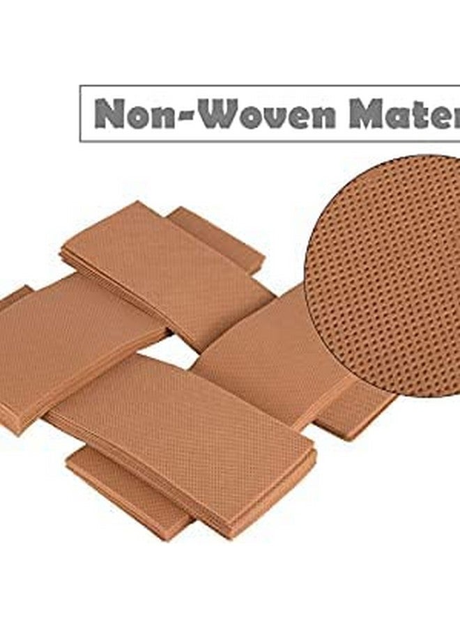 Plenteous 140 Pcs Non Woven Wax Strips- Body Hair Removal for Women and Men for All Skin Types | Salon Quality | at Home Waxing Kit for Face, Legs, Underarms, Facial Eyebrow Waxing Strips- Large Size - Image 4