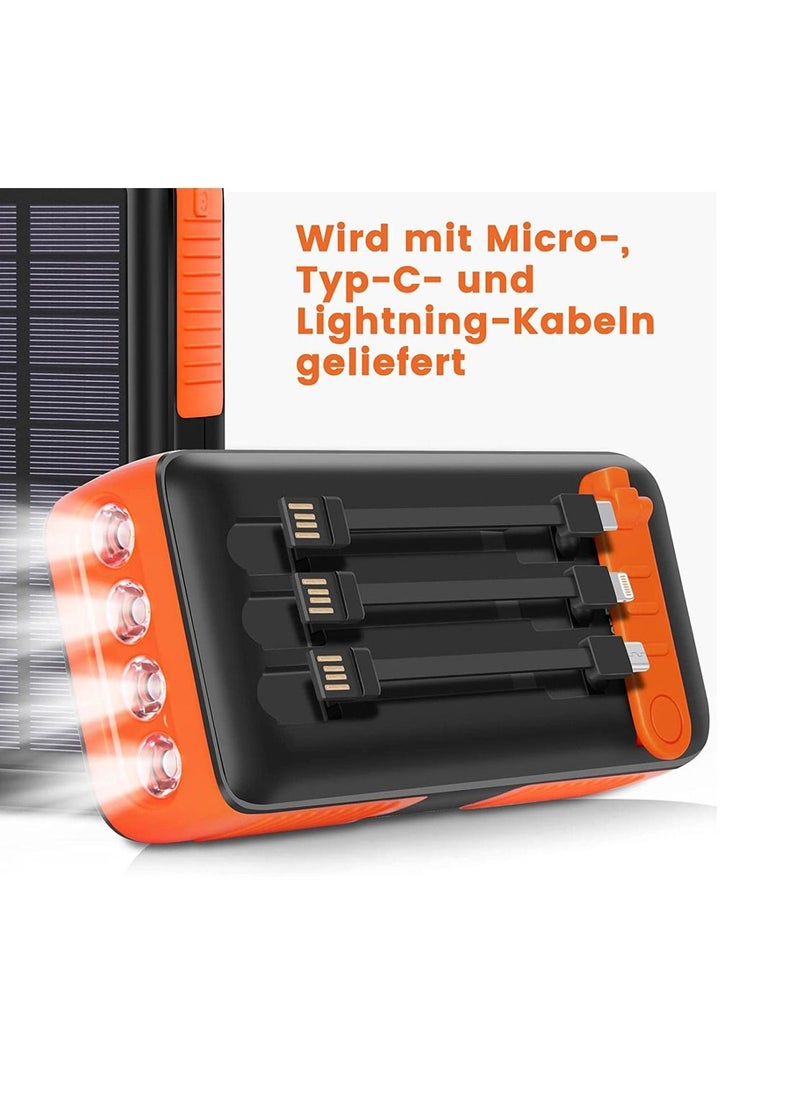 Raxoom PS-618 Hand turn type power solar Power bank Solar battery hand crank power generation  - Image 4