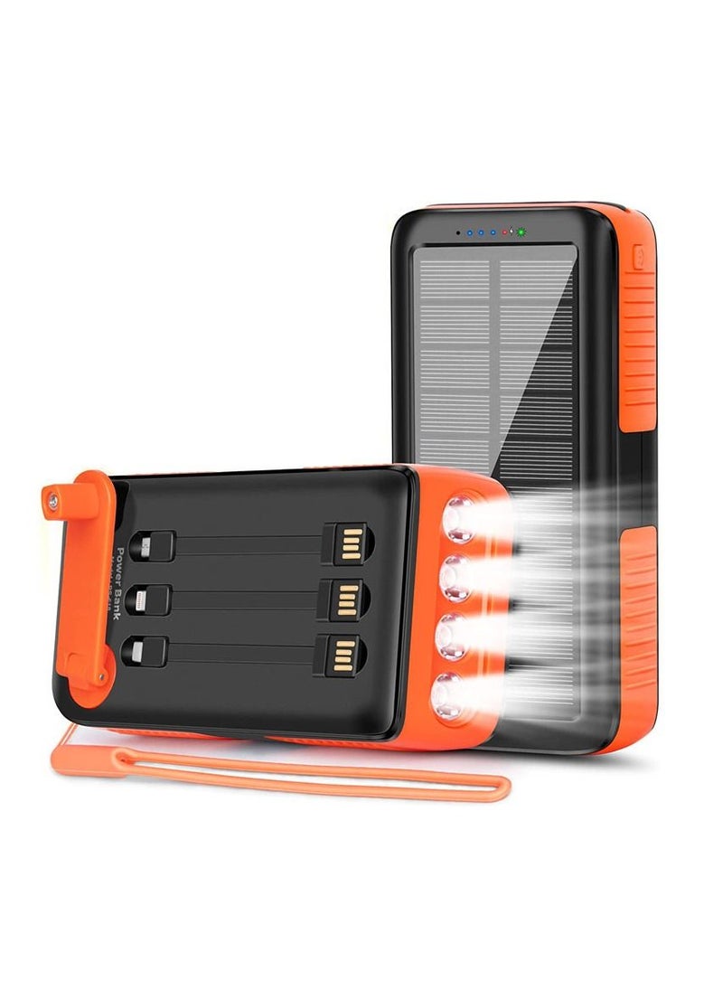 Raxoom PS-618 Hand turn type power solar Power bank Solar battery hand crank power generation  - Image 2
