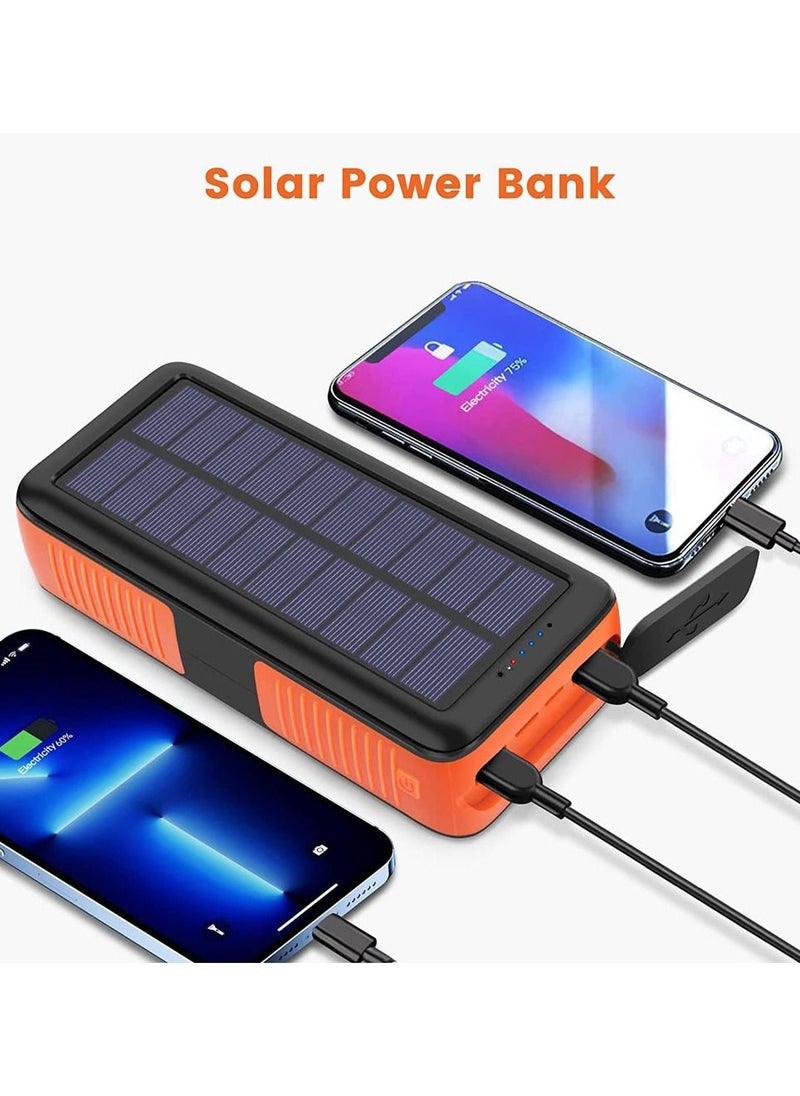 Raxoom PS-618 Hand turn type power solar Power bank Solar battery hand crank power generation  - Image 3