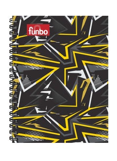 Funbo A4 Size Single Line Notebook With PP Cover 80 Sheets  - Image 1