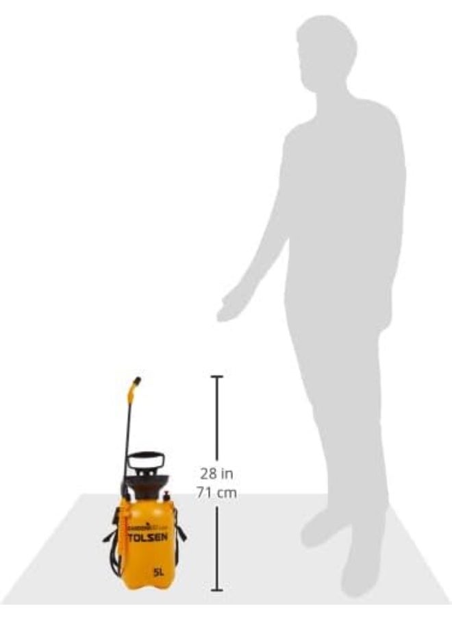 TOLSEN 5L Garden Sprayer Pump Action with Belt Pesticide Insecticide Plant Lawn or Herbicide Sprayer - Image 5