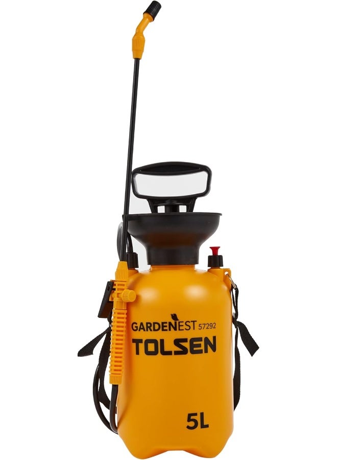 TOLSEN 5L Garden Sprayer Pump Action with Belt Pesticide Insecticide Plant Lawn or Herbicide Sprayer - Image 1