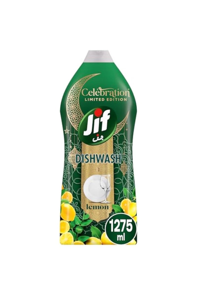 JIF Dishwashing Liquid Lemon Scent Ramadan Limited Edition, 1275 ml