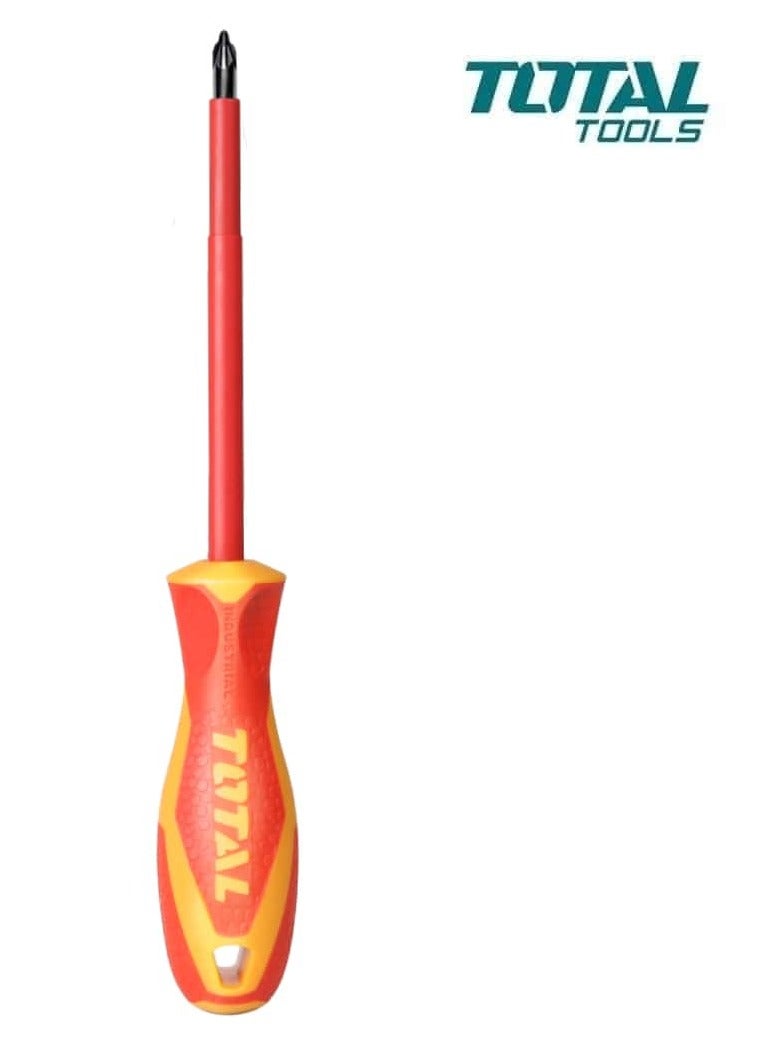 TOTAL TOTAL  Insulated ScrewDriver 1000V PZ2 X 100 THTISPZ2100 - Image 2
