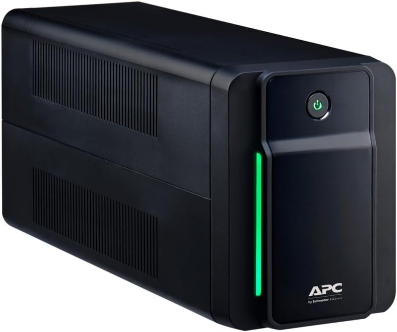 اي بي سي مصدر طاقة APC مع منفذين عالميين ومنفذ IEC C13 واحد، وحدة احتياطية 750VA، برج 230V، طراز BX750MI-MS - Image 1
