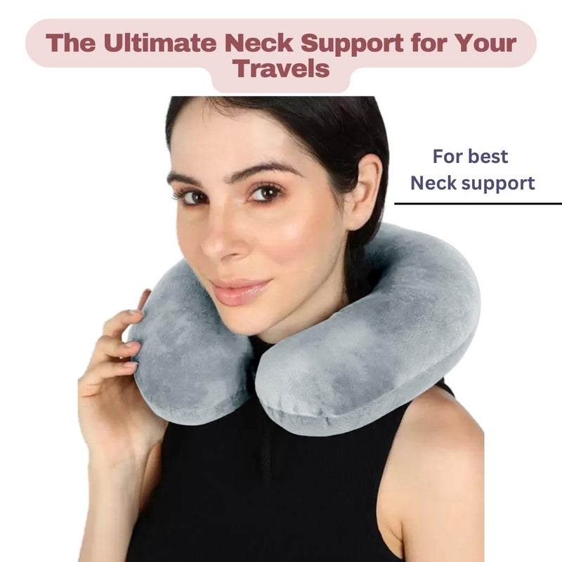 Kaaytee Premium Neck Pillow for Travelling Airplane Travel Pillow Comfortable Head Rest Neck Holder Pillow - Image 4