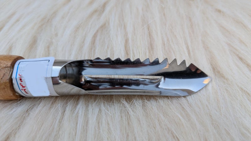 Stainless Steel Corer with Ergonomic Wooden Handle with Peeler - Vegetable Peeler Tool 2 * 1 Easily and Accurately - Image 4