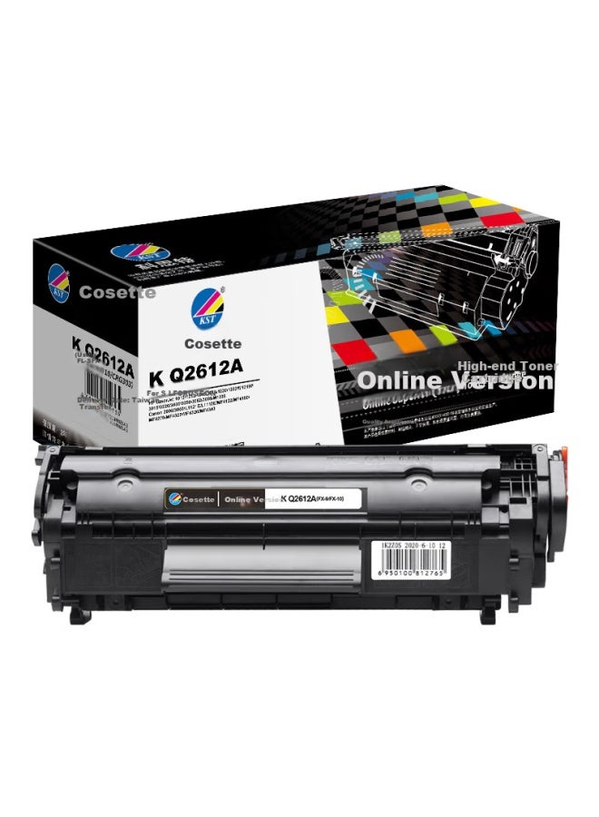 Kst K Compatible Hp Q2612A Toner Cartridge For Hp Printers M1005/1010/1018/1020/3015, Canon Lbp2900+ 3000 Toner Cartridge Network Edition - Image 1