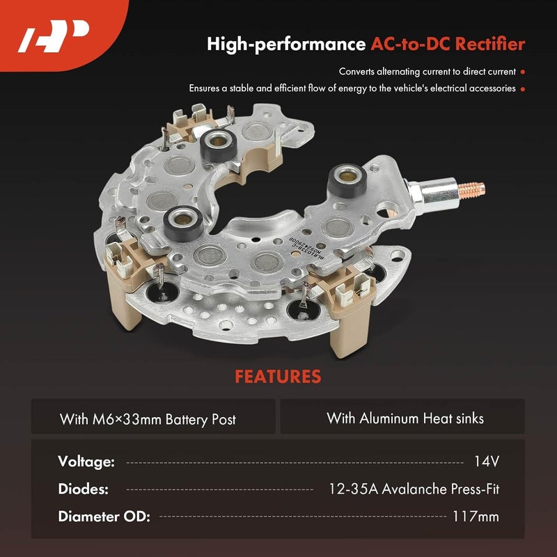 A-Premium Alternator Rectifier for Toyota Models - Image 2