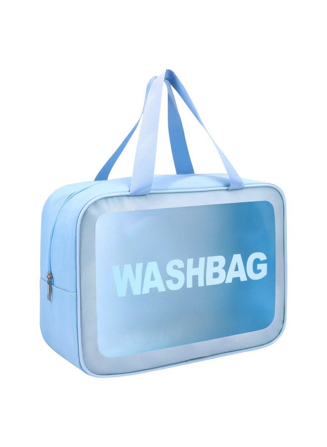 NFI essentials Pack of 3 Transparent Washbag Pouch, Makeup Pouch for Women Cosmetic Organizer Bag Travel Makeup Bag Portable Carry Toiletry Storage Bag Pouch for Girls - Image 5