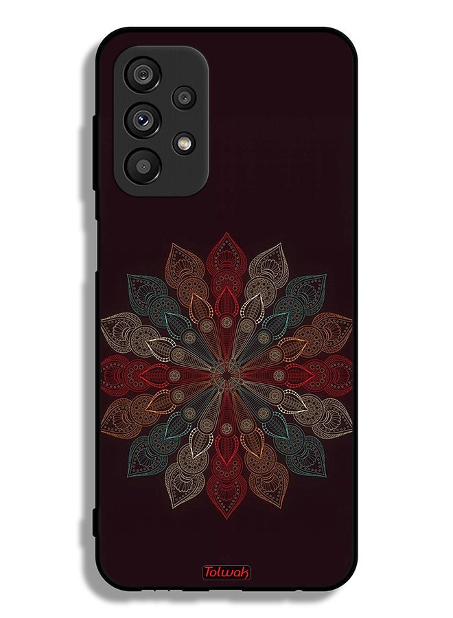 Tolwak Samsung Galaxy A23 5G Protective Case Cover Mandala Flower Art - Image 1