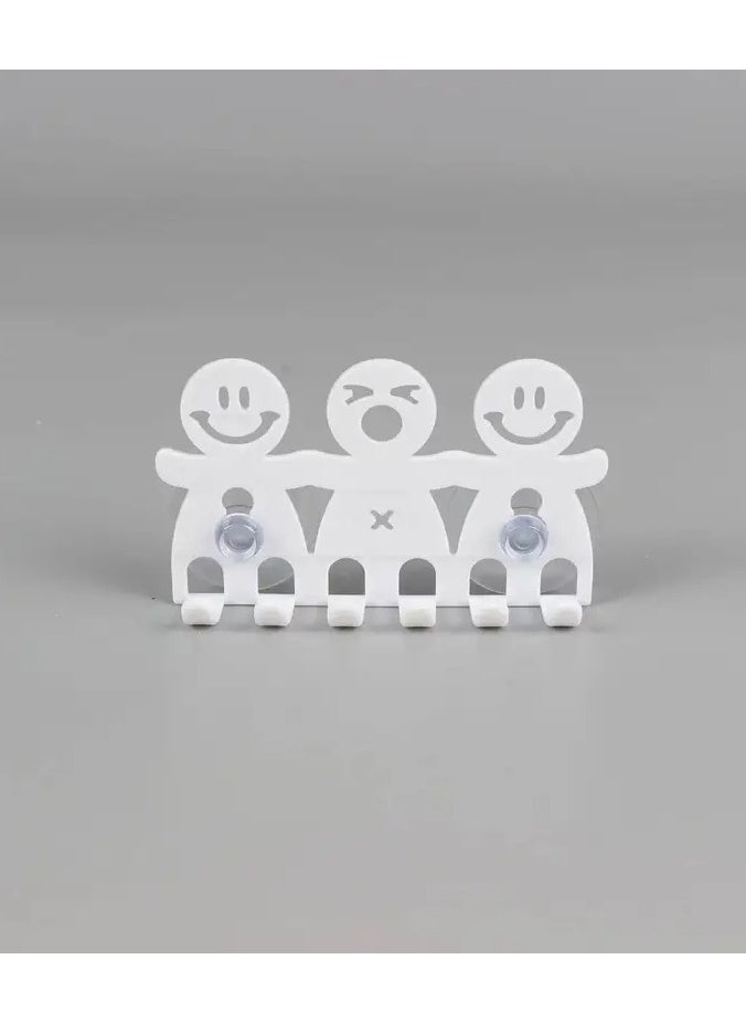 LANGMANNI - 1pc Toothbrush Holder Wall Mounted Suction Cup 5 Position - Image 1