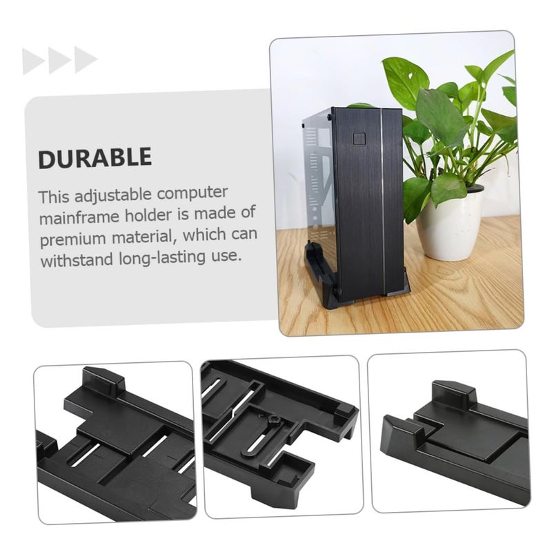 1 Mobile CPU Stand For Computer Clean Chassis Adjustable Smooth Edges Stable Design Home Office Gaming Compatible Htpc Small Servers - Image 3