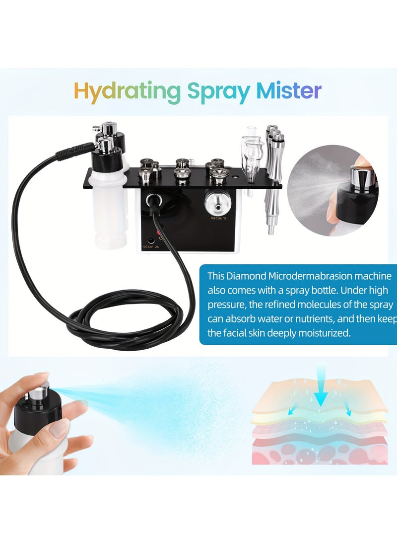 Diamond Microdermabrasion Dermabrasion Device, 100-240V, 3-in-1 Diamond Microdermabrasion Device, Rechargeable, Cleaning Sucker, Skin Care Dermabrasion Device(EU) - Image 3