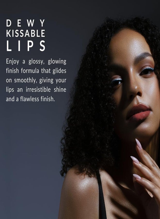 Flori Roberts Luscious Lip Lacquer, Vibrant Lip Gloss Makeup for Women of Color or Deeper Skin Tones, Non-Sticky, Long Wear High Shine Finish - Image 3