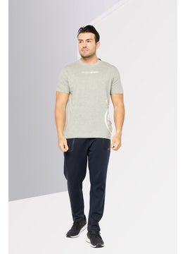 Plein Sport Men Sportswear Fit Short Sleeves Outdoor T-Shirt, Grey  - Image 2