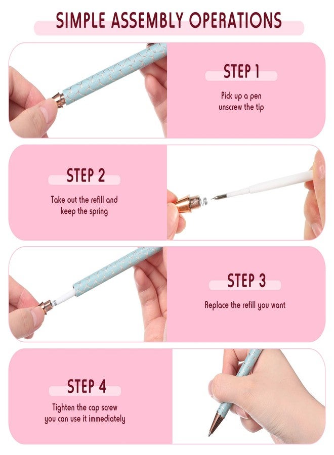 ايباك قلم إزالة الزوائد من إيباخ، 4 قطع، أداة لاصقة قابلة للسحب، قلم دبابيس لامع، أدوات إزالة الزوائد من الفولاذ المقاوم للصدأ للفينيل لإزالة الفقاعات في مشاريع الحرف اليدوية (لون أنيق) - Image 4