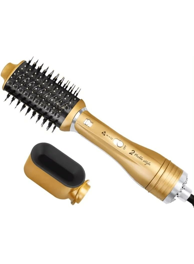 ENZO Professional مجفف شعر وتصفيف 2 في 1 ENZO EN-751 قابل للتبديل – فرشاة هواء ساخن متعددة الوظائف برؤوس قابلة للفصل، تقنية أيونية، نسخة دولية - Image 3
