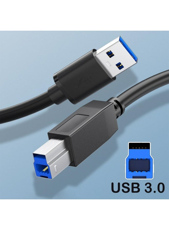 أبلينم كابل USB 3.0 من النوع A ذكر إلى النوع B ذكر بطول 1.5 متر، كابل USB 3.0 فائق السرعة من النوع A ذكر إلى النوع B ذكر - للماسحات الضوئية والطابعات ومحركات الأقراص الصلبة الخارجية لأجهزة الكمبيوتر المكتبية وغيرها - Image 5