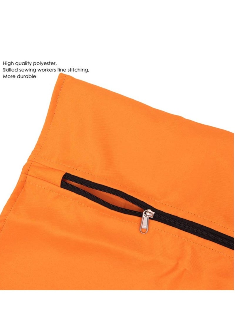 SYOSI Pet Laundry Bag Filters Pet Hair Petwear Wash Bag For Washing Machine With Ykk Zip For Pet Bedding Blankets Towels (Jumbo Orange)  - Image 3