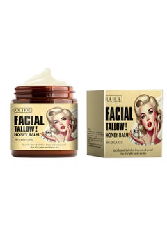 Beef Tallow Honey Balm - Beef Tallow for Skin with Beef Tallow and Honey, Moisturizing and AntiAging ,Grass Fed Beef Tallow Face Cream
