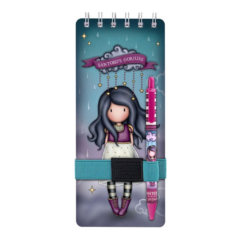 SANTORO Gorjuss - Jotter with Pen - Little Storm Cloud