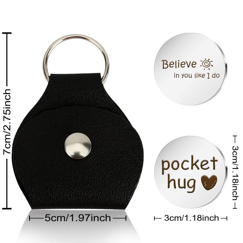 Cidenbio Easter Basket Stuffers Gifts for Him Her Easter Basket Stuffers Pocket Hug Token Keepsake Birthday Gifts for Boys Girls Teens Women Men Student Gift Ideas Best Friend Inspirational Friendship Present - Image 2