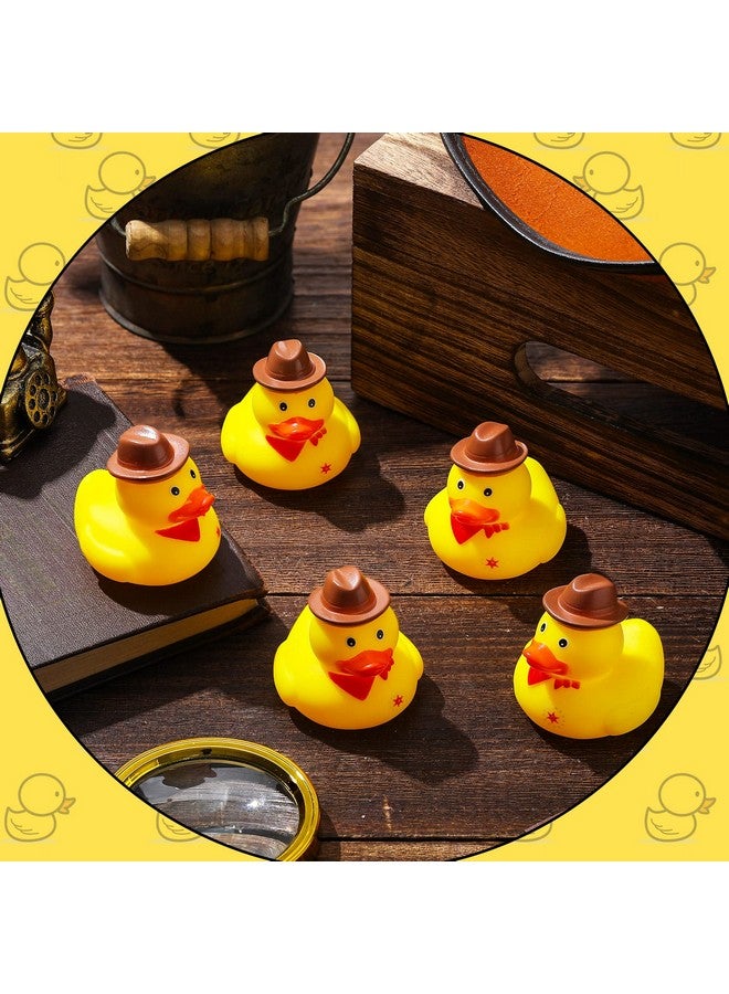 Deekin Set of 24 Cowboy Rubber Ducks with Hat - Western Rubber Duckies, Mini Ducks for Shower, Birthday, Swimming, Party - 2. 1 x 2 x 1. 9 Inches - Image 4
