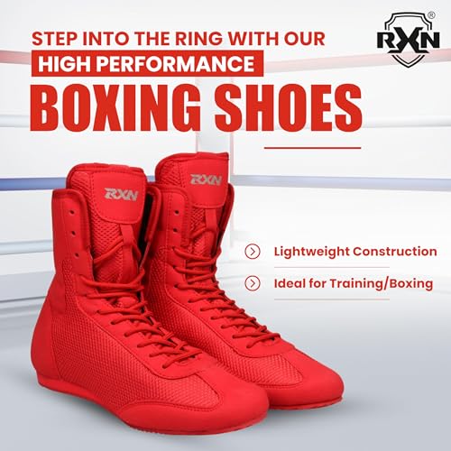 RXN Boxing Shoes (Red, Numeric_11) - Image 2