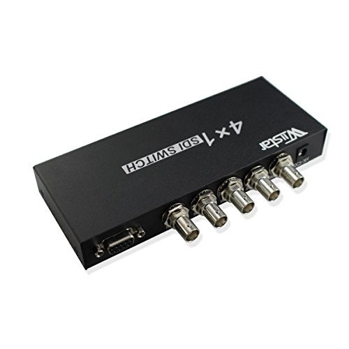 Wiistar 4x1 SDI Switcher with ReClock Technology, Supports SD, HD, 3G SDI up to 1320 Ft (4 Inputs, 1 Output) - Image 4
