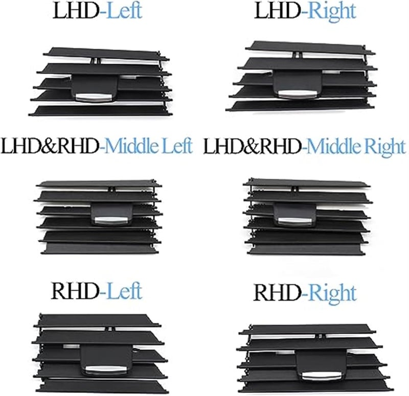 QASULER AC Vent Grille Outlet Tab Clip for X3 X4 - Image 2